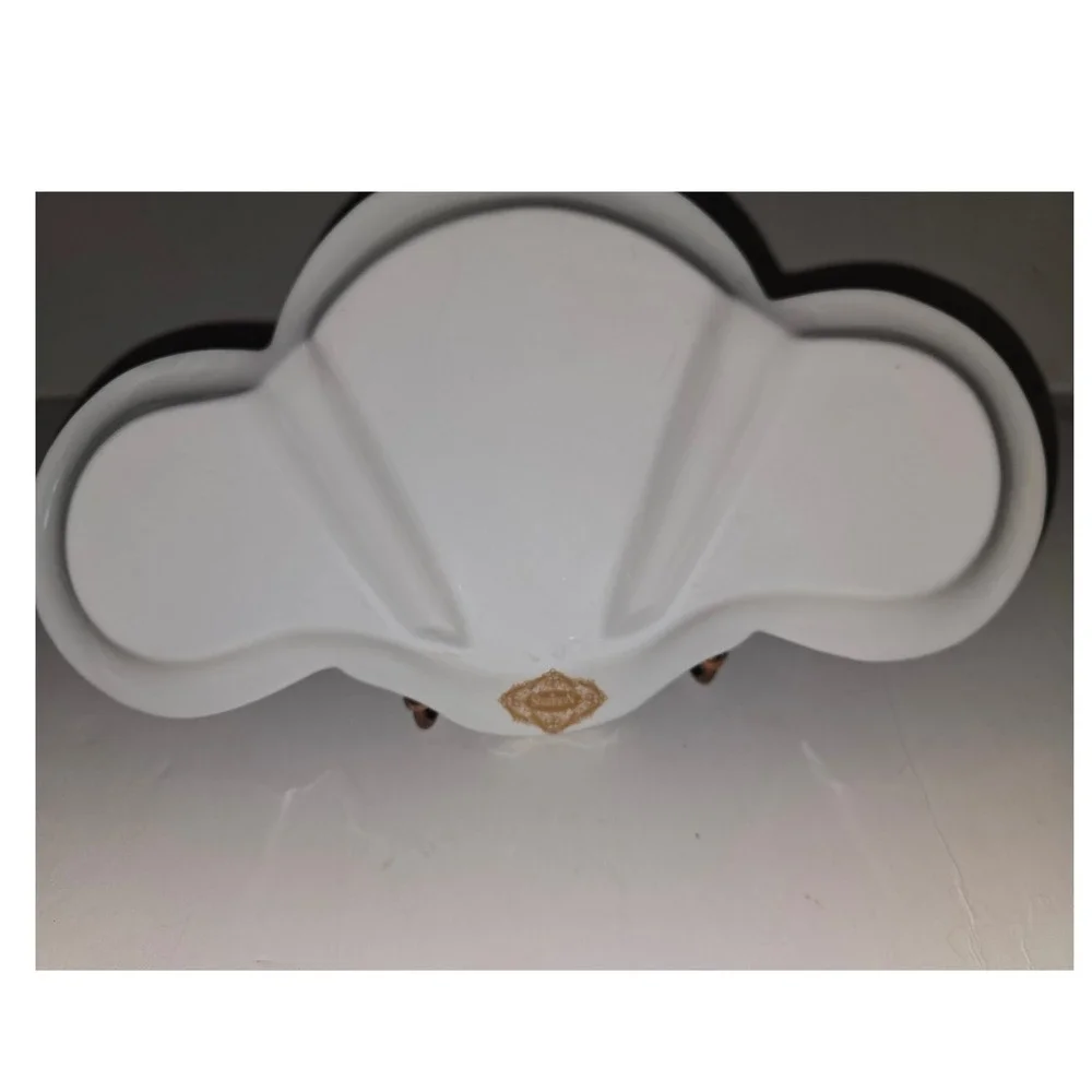 Shannon I Godinger & Co Shamrock Porcelain 3 Sectional Nut Tray Dish NIB‎ 12